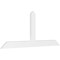 Ekena Millwork Portland Architectural Grade PVC Gable Bracket, 84"W x 35"H x 2"D x 6"F, 10/12 Pitch GBP084X35X0206POR00 - alternate 1
